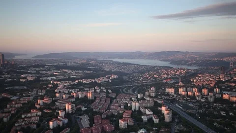 Istanbul skyline, Turkey Stock Footage 79339136