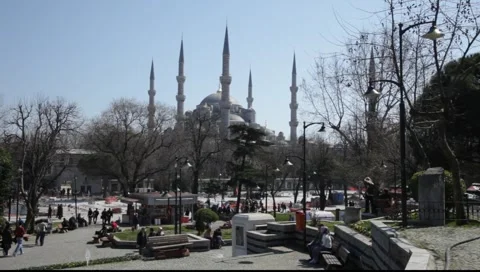Istanbul Sultanahmet Square Stock Footage 2328164