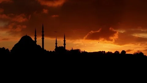 Istanbul Sunset 2 Stock Footage 94175605