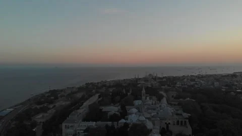 Istanbul at sunset Stock Footage 260228131