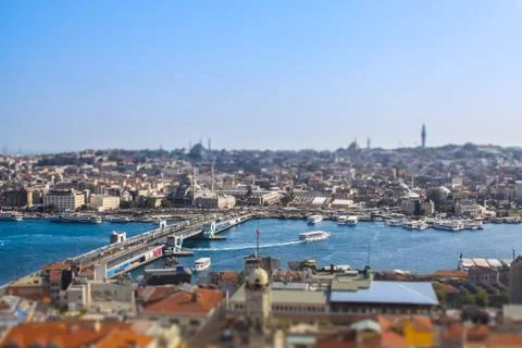 Istanbul Tiltshift Stock Photos