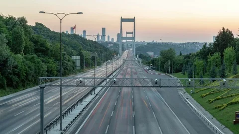 Istanbul Time Lapse Video stock 101251717