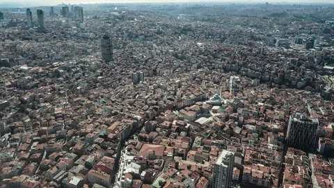 ISTANBUL TIMELAPSE FROM SKY Stock Footage 136310659
