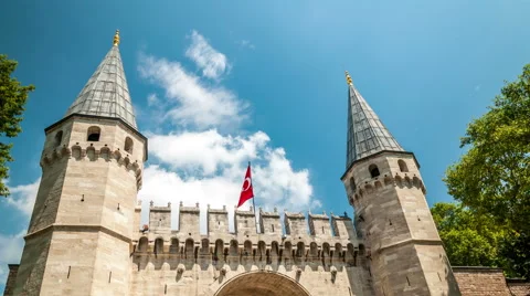 Istanbul - Topkapi palace gate Stock-Footage 54643202