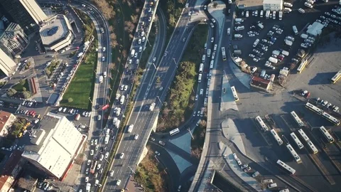 Istanbul Traffic, Turkey Stock Footage 83845527