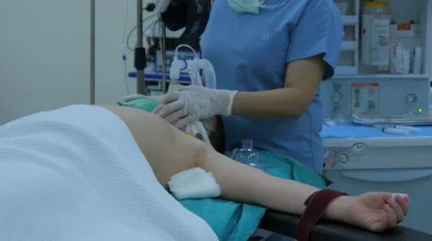 ISTANBUL - TURKEY, AUGUST 2015: child surgery operation in hospital Stock Footage 59114145