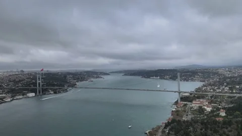 Istanbul Turkey bridge 스톡 동영상 239262406