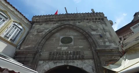 ISTANBUL, TURKEY - central and largest market in the city, Grand Bazaar Stock Footage 68763359