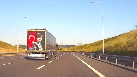 Istanbul, Turkey, May 21, 2025: Kuzey Marmara Otoyolu, Highway Stock Footage 309989953