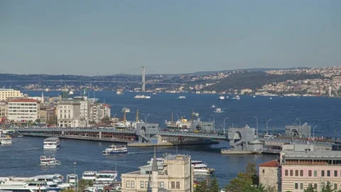 Istanbul Turkey time lapse motion hyper lapse daylight landscape 動画素材 138533767