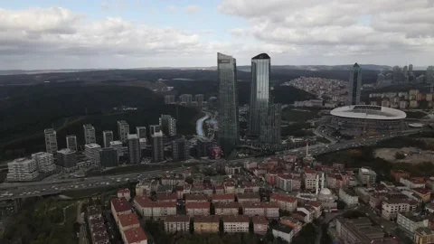 Istannbul on Drone Video stock 168539541