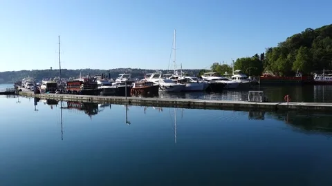 Istinye Boat Park Stock Footage 194766930