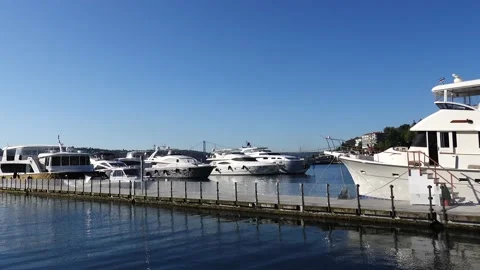 Istinye Boat Park Stock Footage 194771870