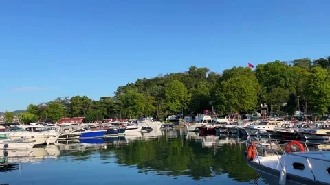 Istinye Marina Stock Footage 341779477
