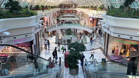 Istinyepark Shopping Mall Stock Footage 342778592