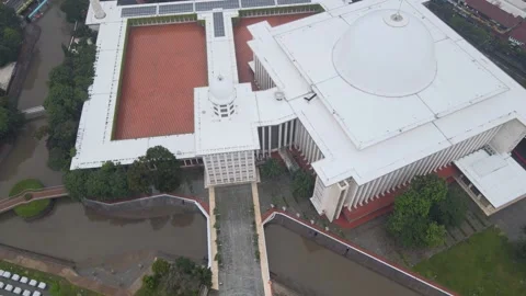 Istiqlal Great Mosque Stock Footage 148306233