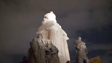 István Tisza Monument Stock Footage 135583871