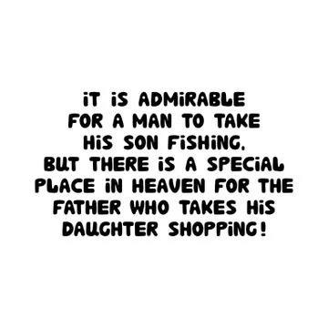 It is admirable for a man to take his son fishing, but there is a special pla Stock Illustration