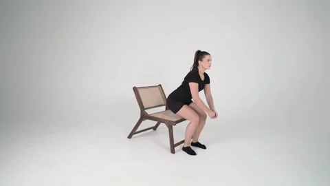It and Stands (squats) Stock Footage 314195325