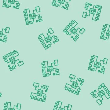 It architecture analyst line vector seamless pattern 库存插图