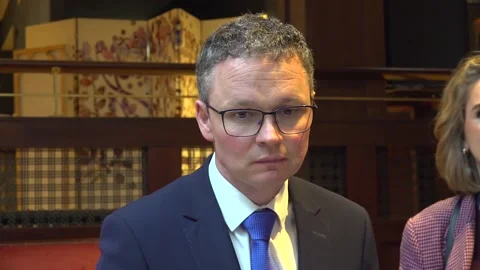 It is an 'aspiration' to increase the numbers on the basic income for artists s Stock Footage 328595449