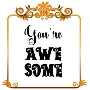 It is Awesome Sign and Vector Badge Stock Illustration