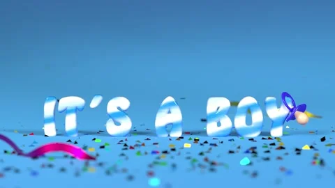 It is a boy message cracker Stock Footage 240534354
