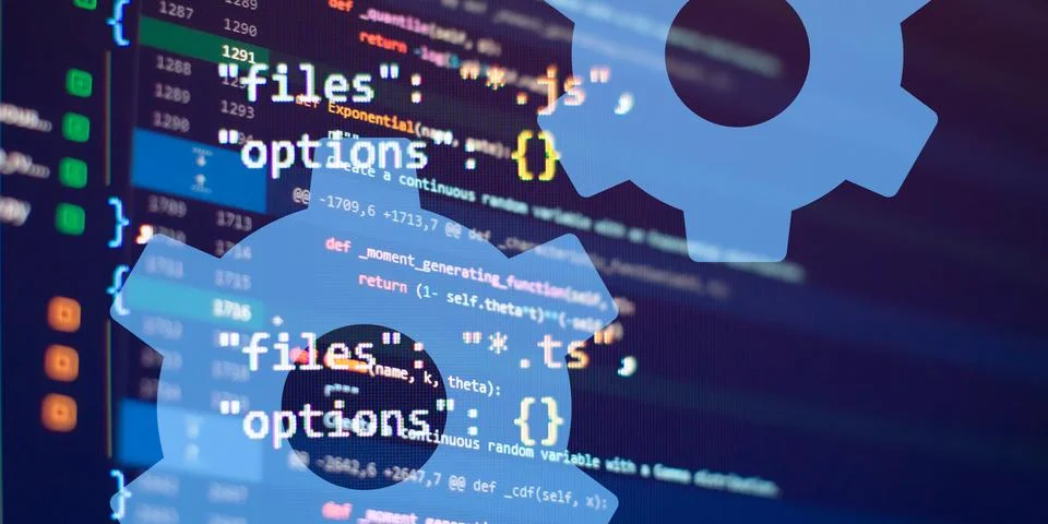 IT business. Python code computer screen. Mobile application design Concept. Stock Photos