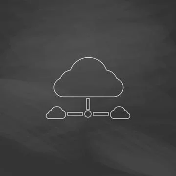 IT cloud computer symbol Stock Illustration