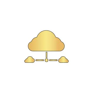 IT cloud computer symbol Stock Illustration