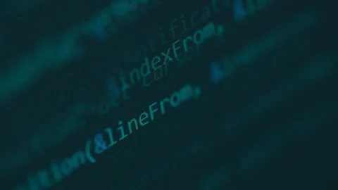 IT code girl computer1 스톡 동영상 128918230