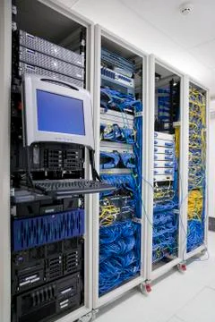 It communication cabinets Stock Photos