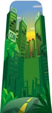 IT companies Stock Illustration
