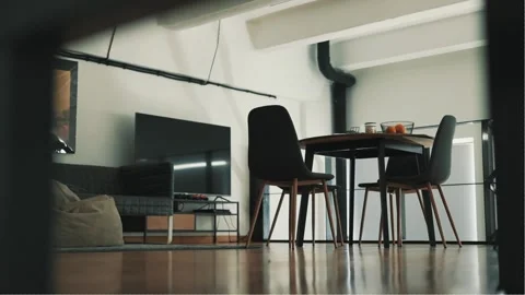 IT company office, open-plan space, employee relaxation area. Interior. Stock Footage 302100357