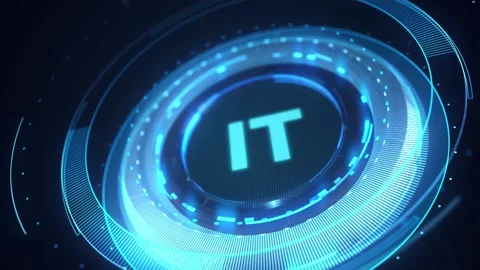 IT consultant presenting tag cloud about information technology. Video stock 195164222