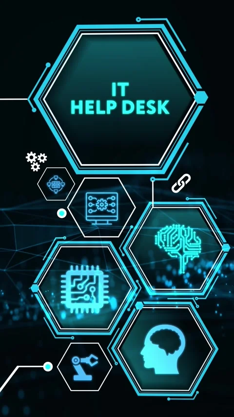 IT consultant presenting tag cloud about information technology. Stock Footage 280963882