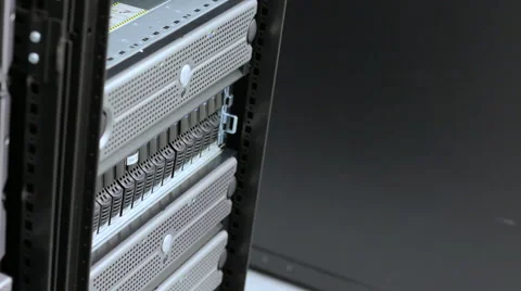 IT Consultant remove SAN hard drive Stock Footage 58926096
