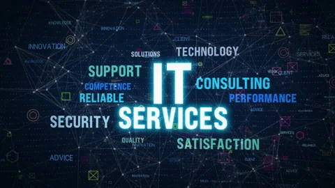 It consulting services solutions security technology Stock Footage 203891608