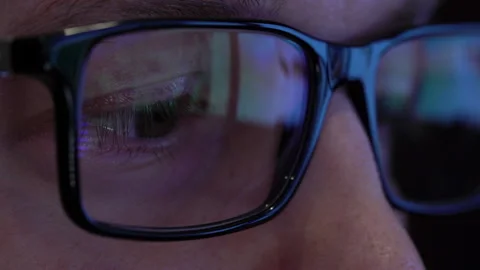 IT cyber security man at computer coding Stock Footage 161994574