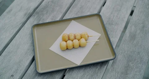 It is dango and amazake filmed by 8k footage in Kamakura_92 Stock Footage 101286287