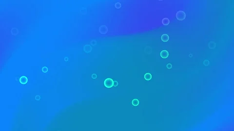 It depicts blue gradient background featuring small translucent circles. Stock Footage 305214588