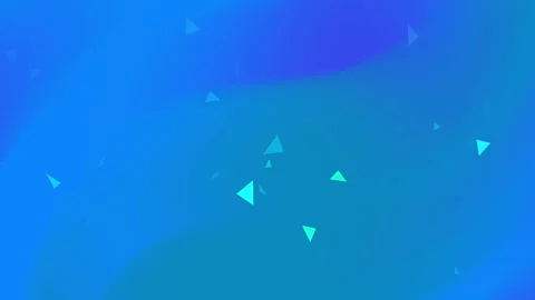 It depicts a blue gradient background scattered with small triangles. Stock Footage 308785690