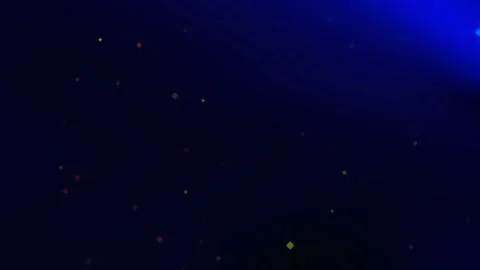 It depicts a dark blue background with scattered small lights. Stock Footage 310408731