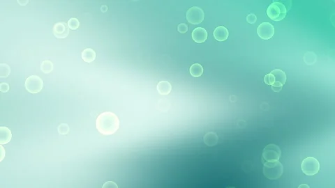 It depicts many translucent green circles on a gradient background. Stock Footage 315267429