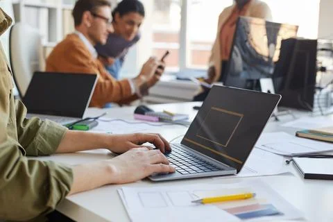 IT Developer Close Up 写真素材