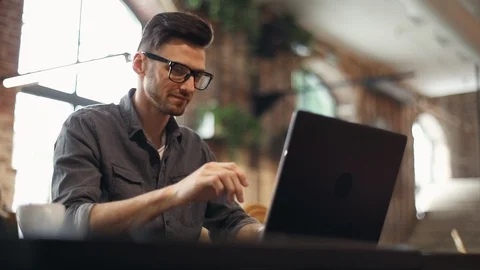 IT Developer Finished His Work 動画素材 103748268