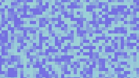 It displays many small light and dark blue squares. Stock Footage 294291094