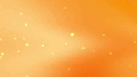 It displays orange gradient background tiny yellow scattered circles. Stock Footage 302260431