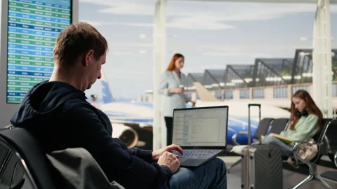 IT engineer creating scripts and managing databases for web platform Stock Footage 333167974