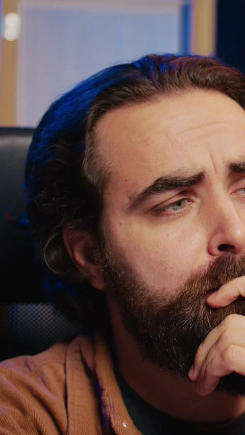 IT expert feeling confused while trying to solve database bugs Stock Footage 264513551